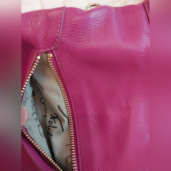 Foley + Corrina Handbag, Hot Pink, Magenta - Picture 4 of 5